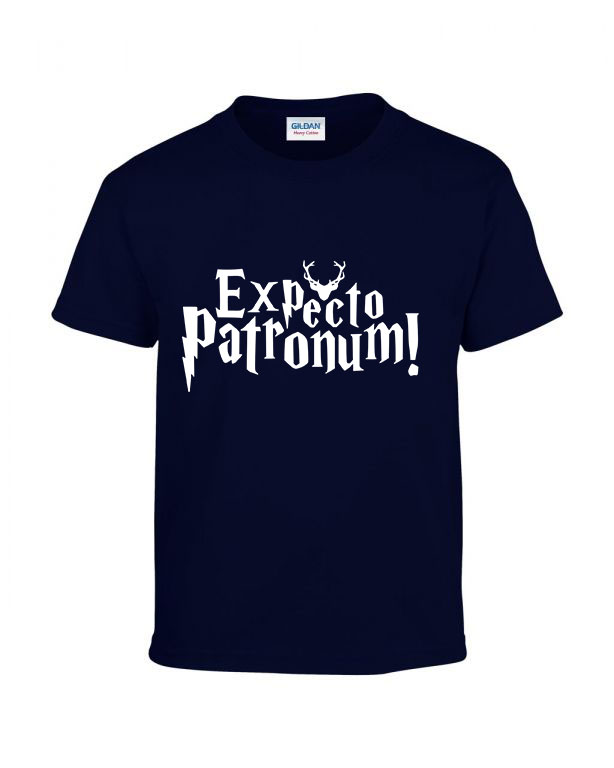 harry potter expecto patronum Sötétkék Gyerek Póló