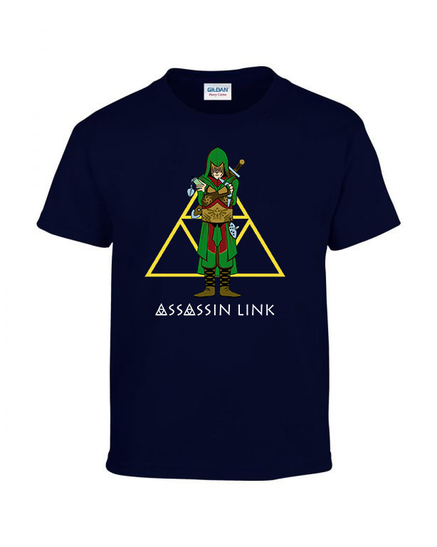 assasin creed zelda link Sötétkék Gyerek Póló