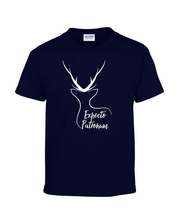 harry potter expecto patronum Sötétkék Gyerek Póló