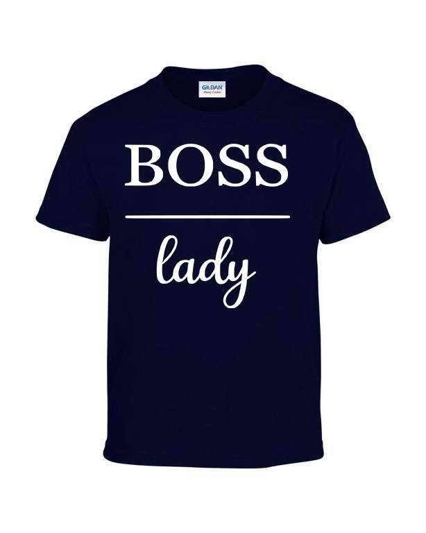 boss lady Sötétkék Gyerek Póló