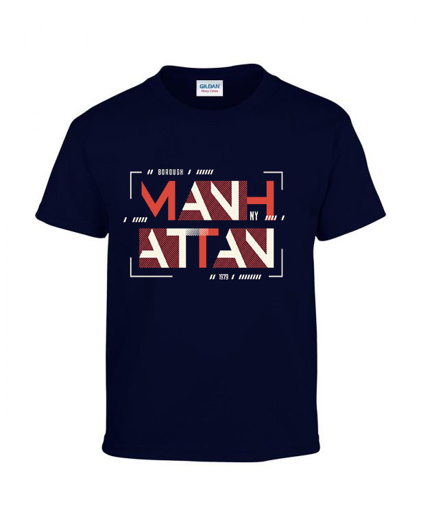 manhattan Sötétkék Gyerek Póló