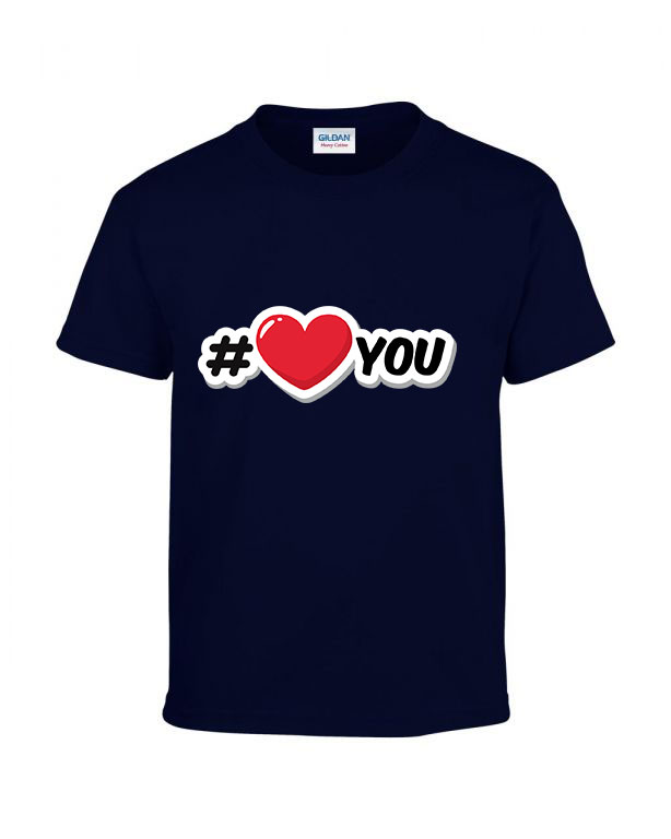 i love you Sötétkék Gyerek Póló