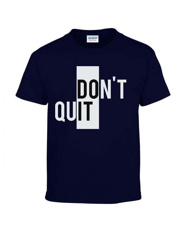 Do It Dont Quit Sötétkék Gyerek Póló