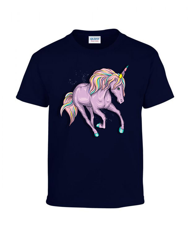 Unikornis unicorn Sötétkék Gyerek Póló
