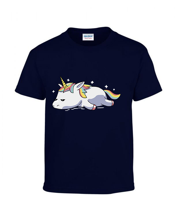 unikornis unicorn Sötétkék Gyerek Póló