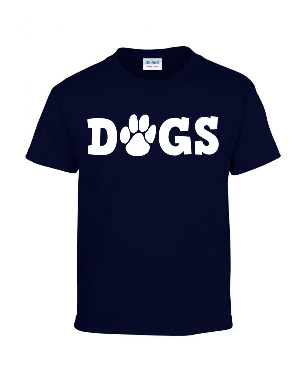 kutya kutyás dogs Sötétkék Gyerek Póló