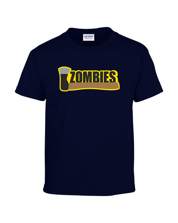 zombi zombis Sötétkék Gyerek Póló