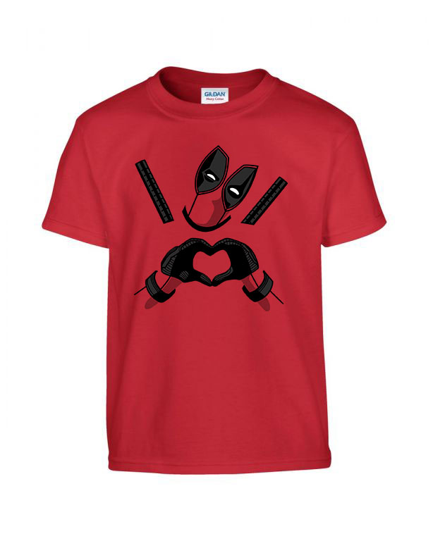 Deadpool Piros Gyerek Póló