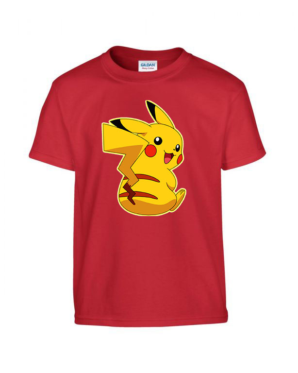 pokemon pikachu Piros Gyerek Póló