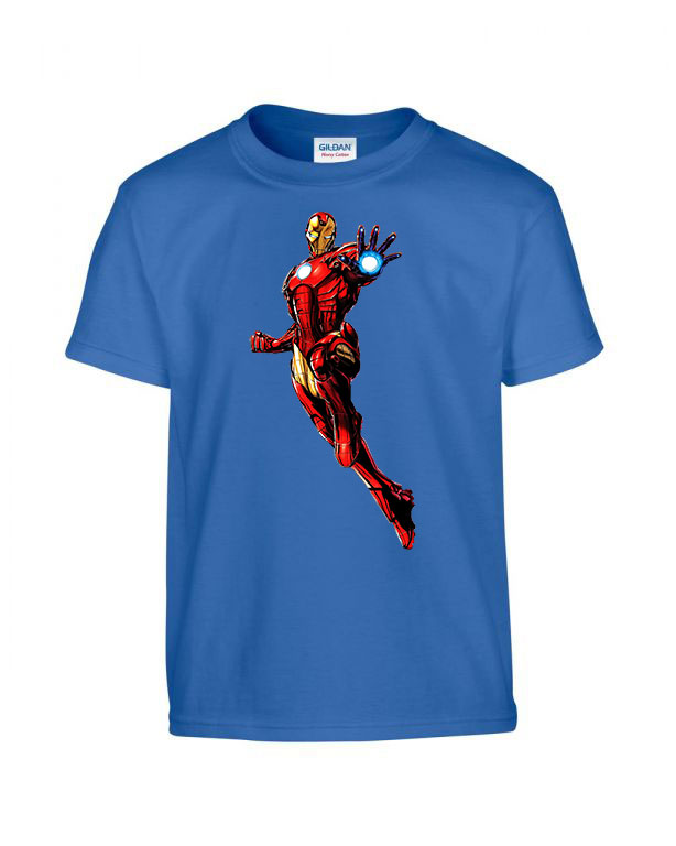 vasember iron man avengers bosszúállók Kék Gyerek Póló