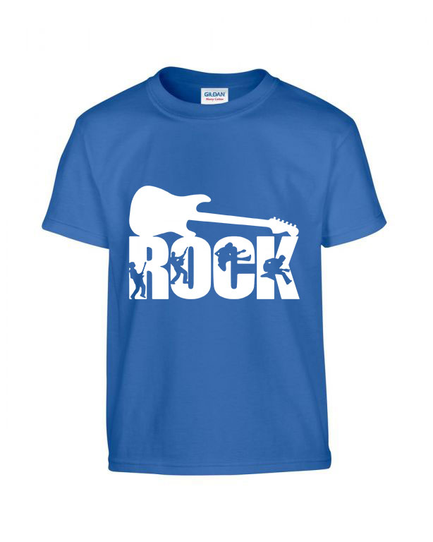 rock gitár gitáros Kék Gyerek Póló