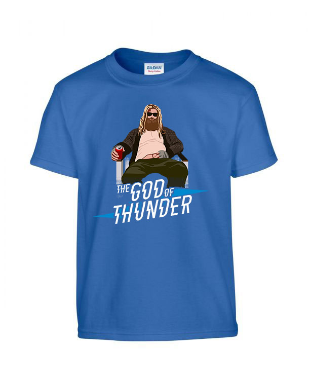 Thor Avengers Bosszúállók Kék Gyerek Póló