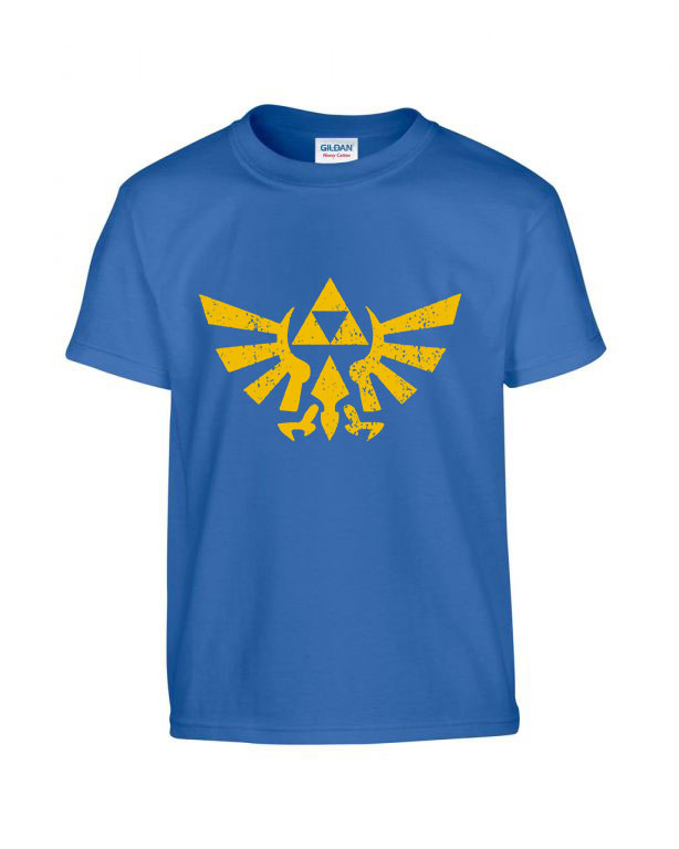 Hyrule Link Zelda Kék Gyerek Póló