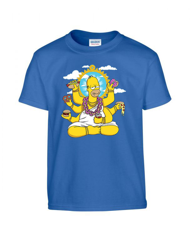 homer simpson Kék Gyerek Póló