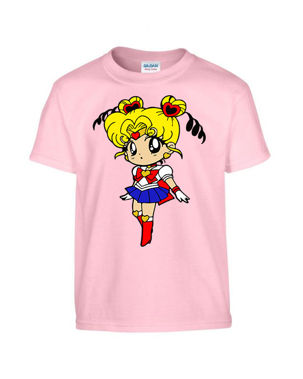 sailor moon Rózsaszín Gyerek Póló