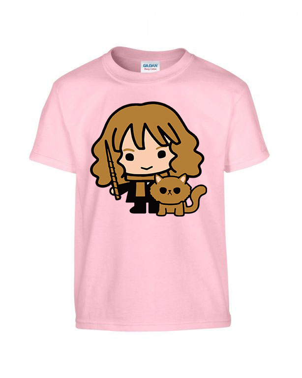 Harry Potter hermione granger csámpás Rózsaszín Gyerek Póló