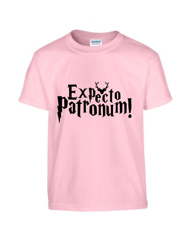 harry potter expecto patronum Rózsaszín Gyerek Póló