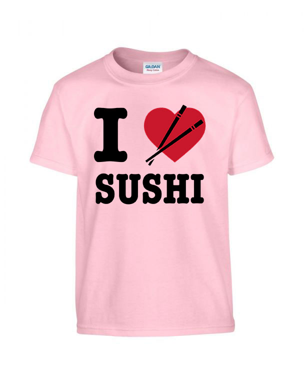 szusi sushi Rózsaszín Gyerek Póló