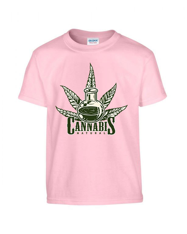 cannabis kanabisz marihuána Rózsaszín Gyerek Póló