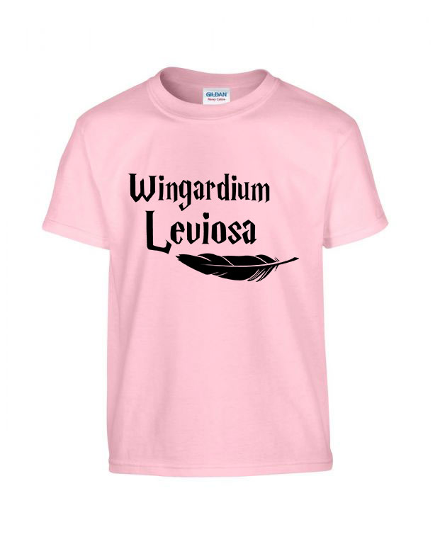 harry potter wingardium leviosa Rózsaszín Gyerek Póló