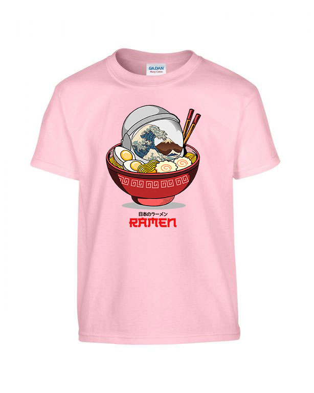 japán ramen Rózsaszín Gyerek Póló
