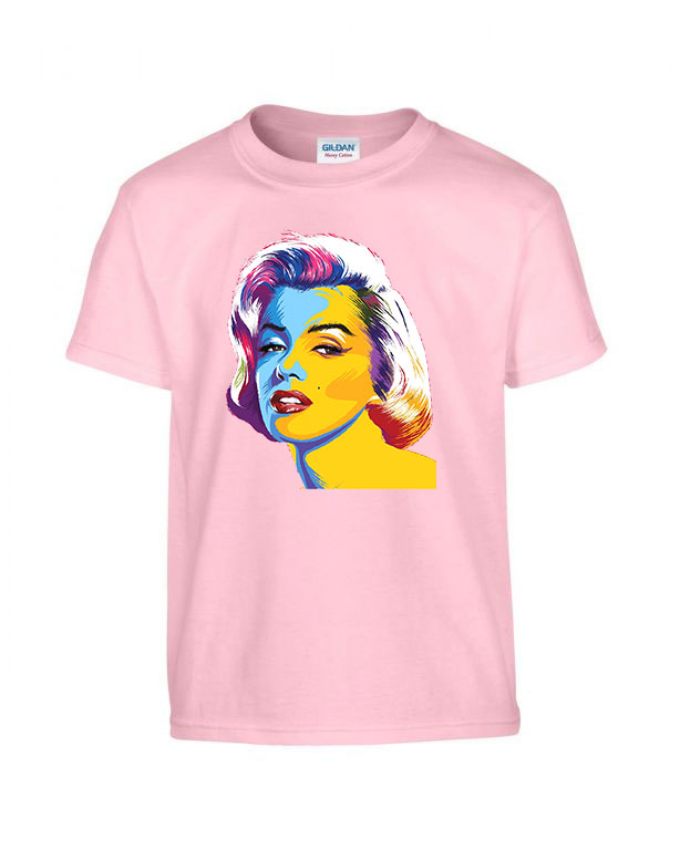 Marilyn Monroe Rózsaszín Gyerek Póló