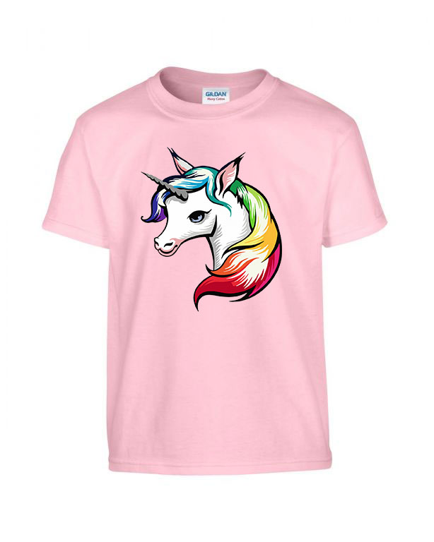 unikornis unicorn Rózsaszín Gyerek Póló