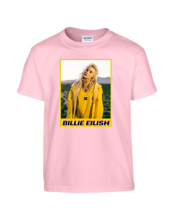 billie eilish Rózsaszín Gyerek Póló