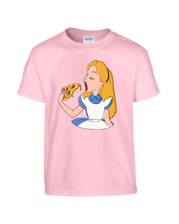 aliz csodaországban alice in wonderland Rózsaszín Gyerek Póló