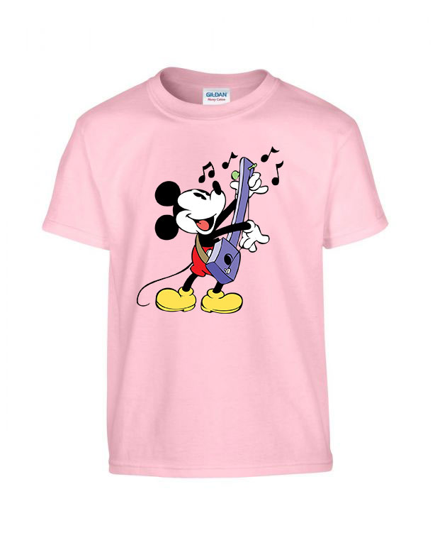 mickey egér Rózsaszín Gyerek Póló