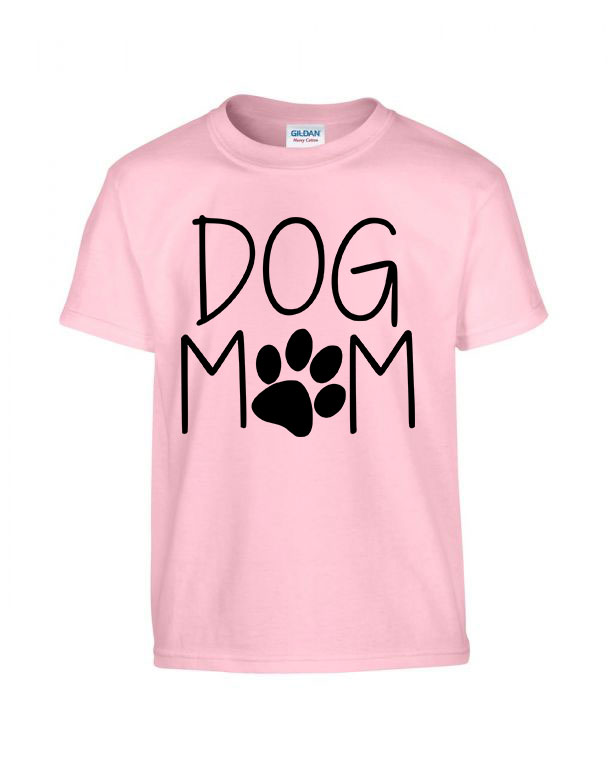 dog mom kutya kutyás Rózsaszín Gyerek Póló