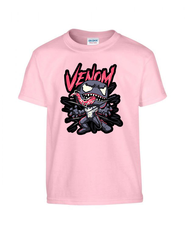 venom méreg Rózsaszín Gyerek Póló