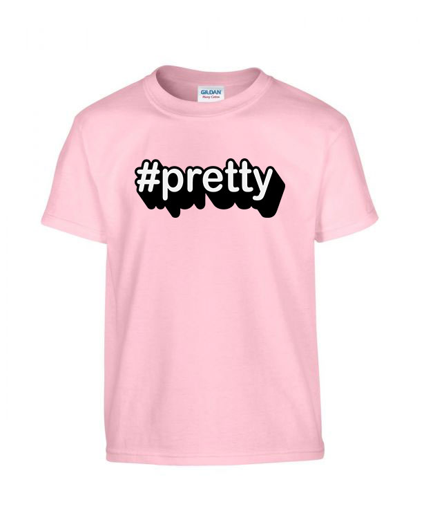 pretty csinos csini Rózsaszín Gyerek Póló