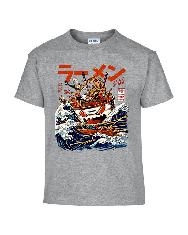 japán ramen Sportszürke Gyerek Póló