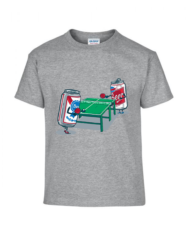 beerpong sörpong sör alkohol humor Sportszürke Gyerek Póló