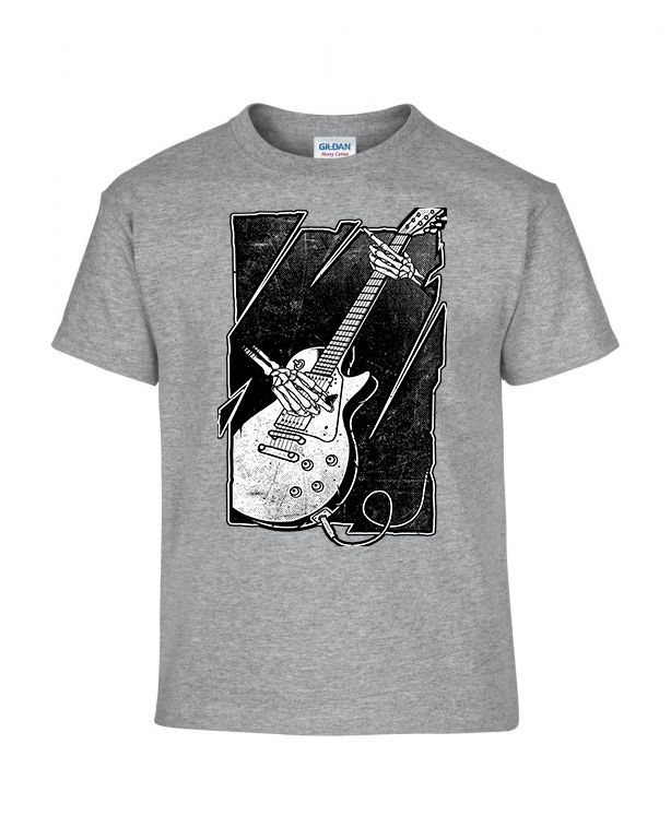 gitár gitáros Sportszürke Gyerek Póló