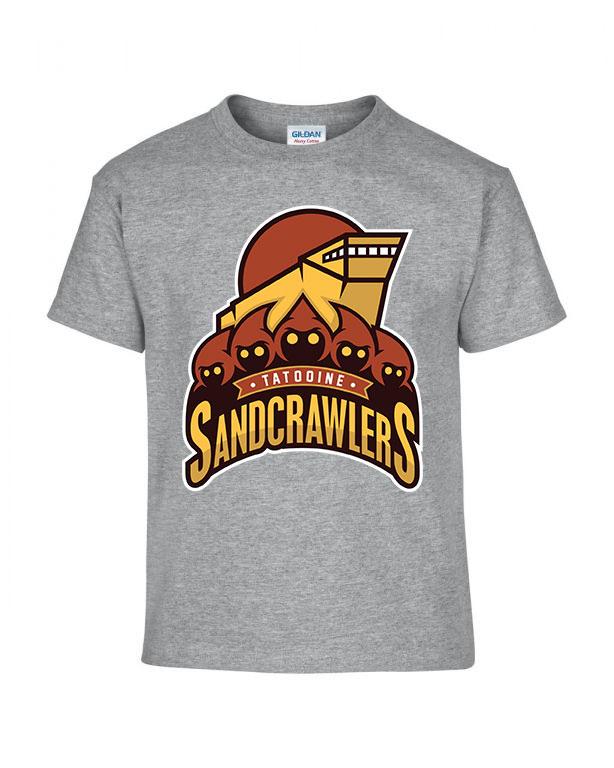 star wars sandcrawlers scavengers Sportszürke Gyerek Póló
