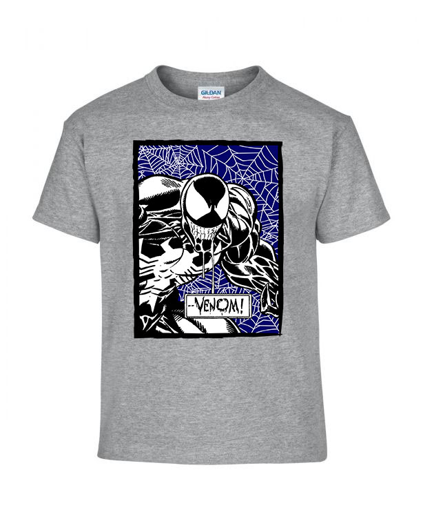 venom Sportszürke Gyerek Póló
