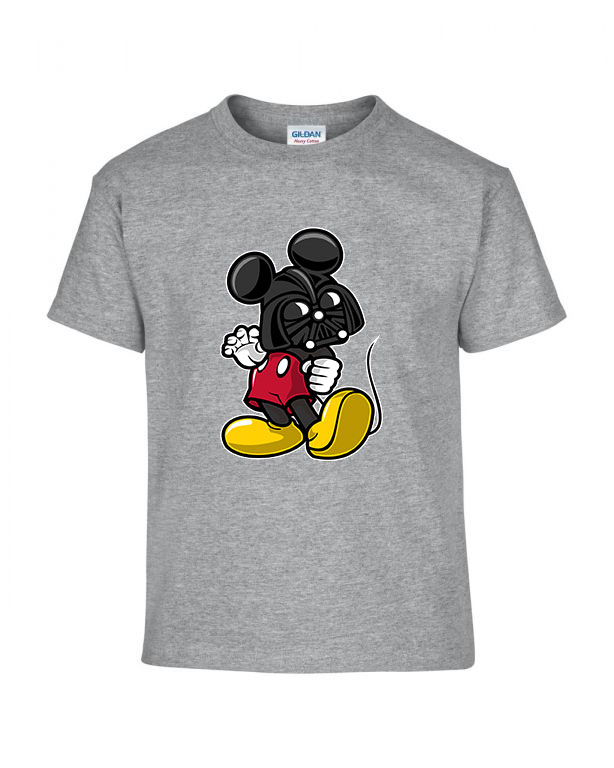 mickey egért darth Sportszürke Gyerek Póló