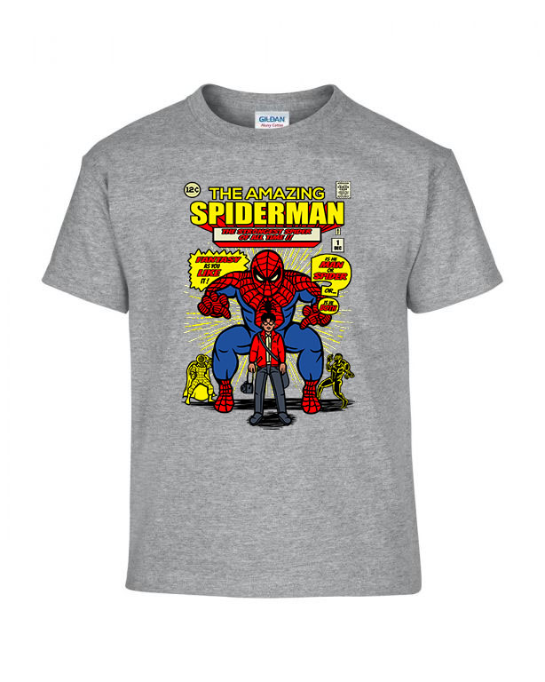 Amazing Spider Man pókember Sportszürke Gyerek Póló