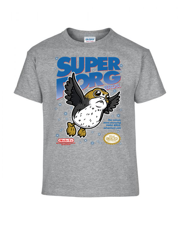 porg star wars Sportszürke Gyerek Póló