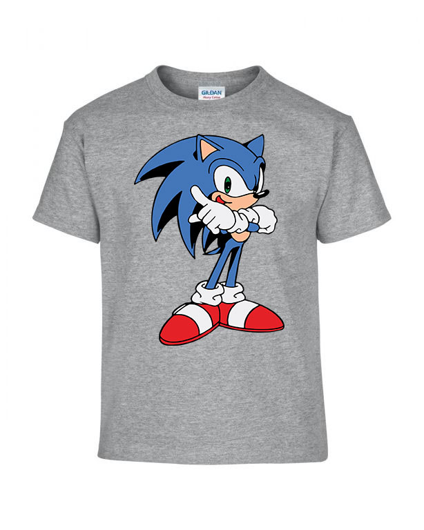 sonic Sportszürke Gyerek Póló