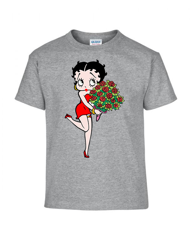 betty boop Sportszürke Gyerek Póló