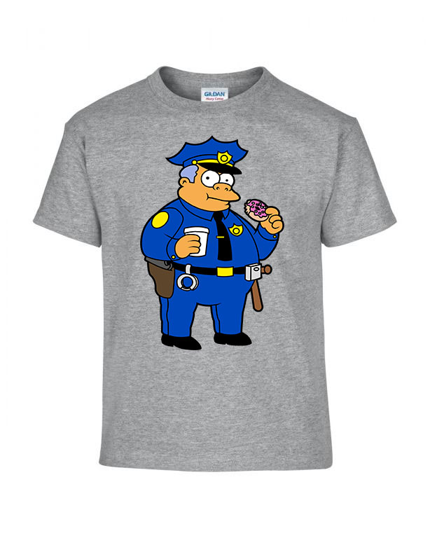 simpson család wiggum rendőr Sportszürke Gyerek Póló