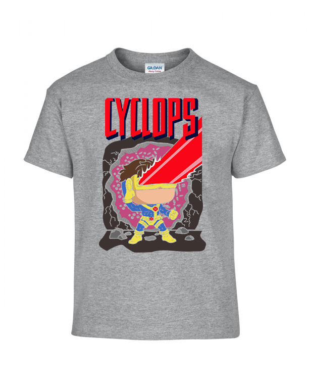 x-men cyclops Sportszürke Gyerek Póló
