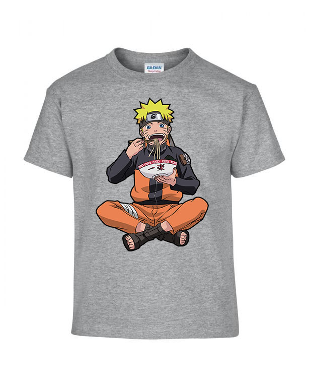 naruto Sportszürke Gyerek Póló