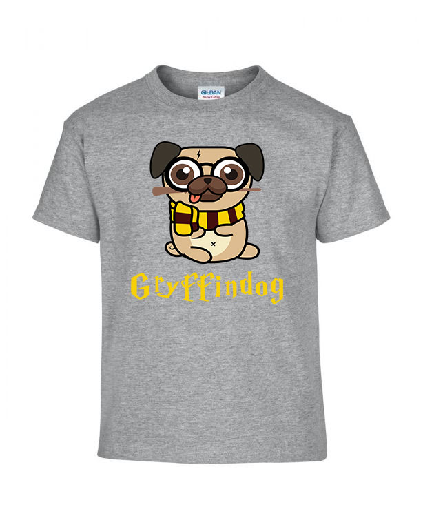 Harry Potter Kutyás Gryffindog Sportszürke Gyerek Póló