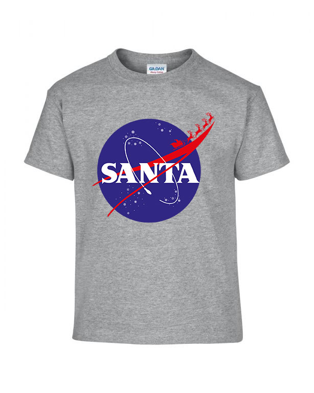 Santa Mikulás Karácsony nasa Sportszürke Gyerek Póló
