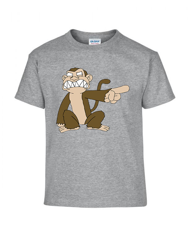 Family Guy Evil Monkey Gonosz Majom Sportszürke Gyerek Póló