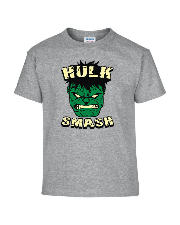 hulk smash avengers bosszúállók Sportszürke Gyerek Póló